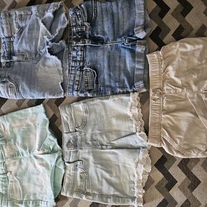 Stylish Kids Denim Shorts Set